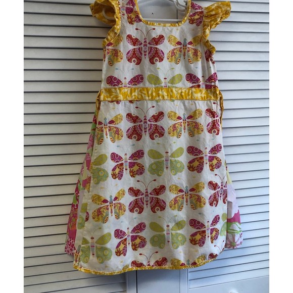 Moxie And Mabel Size 6? Yellow Butterfly Dress - Picture 6 of 6